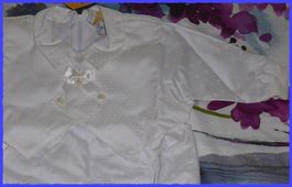 🌞 bébé-jou Taufanzug Taufkleid Taufe Jugen Gr. 68