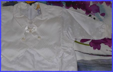 🌞 bébé-jou Taufanzug Taufkleid Taufe Jugen Gr. 68