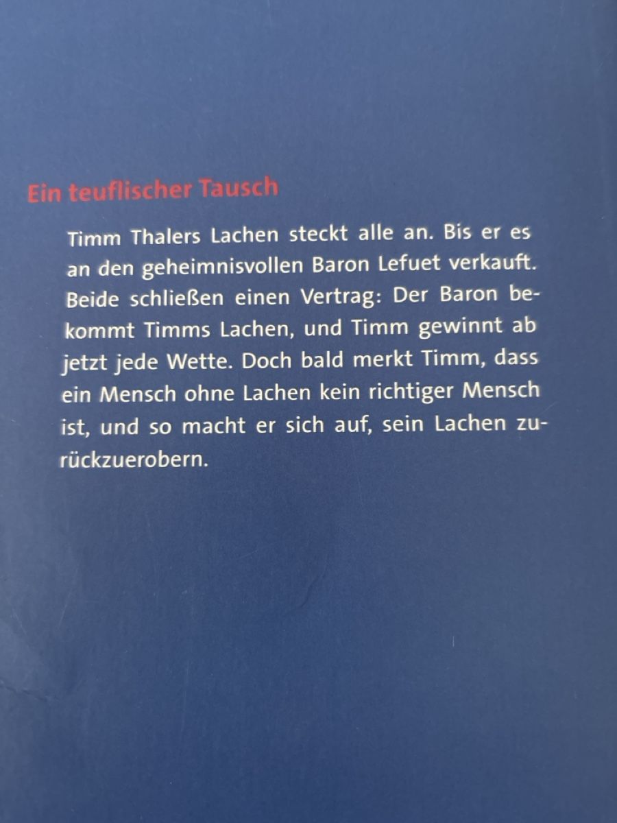 Libri: Timm Thaler – Usato da Leibstadt venduto da Dany603 1