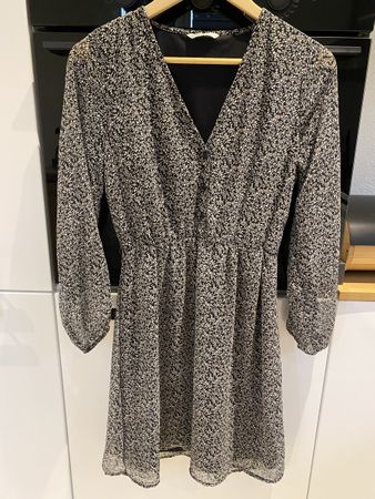 Robe ONLY imprimée noire et blanche taille S