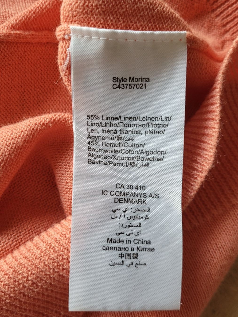 Maglioni & Felpe: Schöner InWear Pullover, 55% Leinen, 45% Baumwolle – Usato da Zürich venduto da Engiadinabassa 4