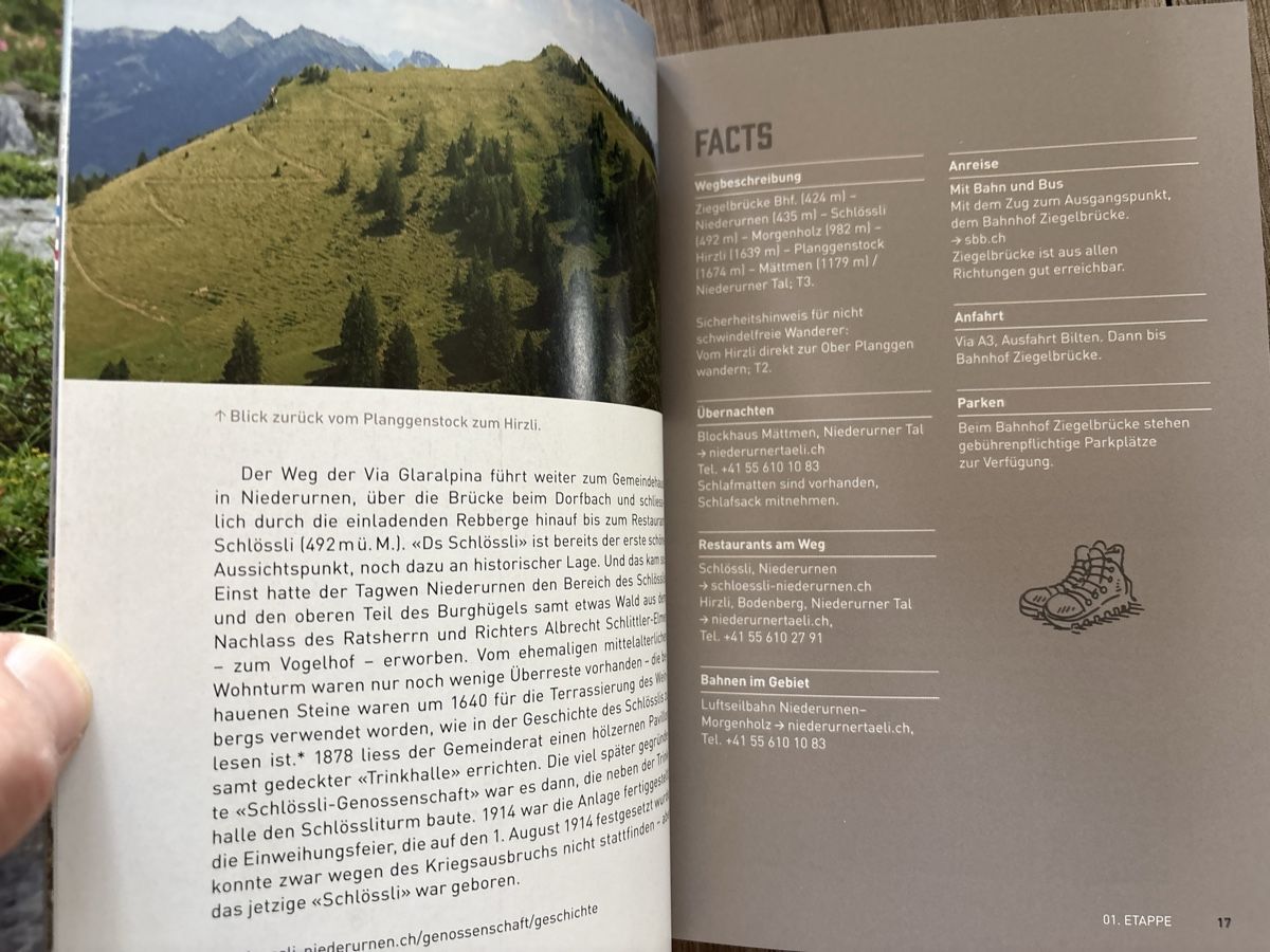 Libri: Via Glaralpina ungebrauchtes Exemplar – Nuovo (secondo la descrizione) da Schaffhausen venduto da Reporter 3