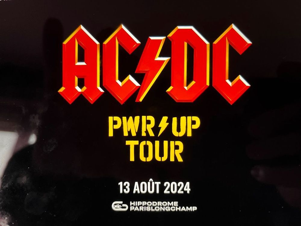 1x billets concert AC/DC PWR UP Tour le 13 aout 2024 Paris Kaufen auf