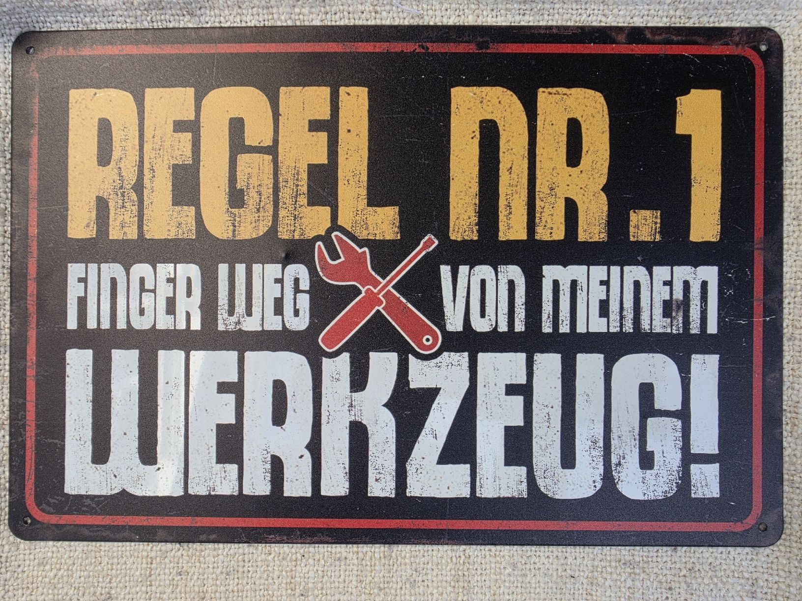Insegne: Blechschild (Finger weg) – Nuovo (secondo la descrizione) da Gerlafingen venduto da SiM_sch