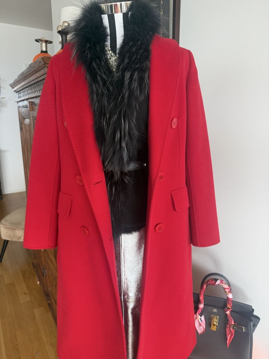 Max Mara Mäntel: Max Mara Mantel Rot Gr.36/S – Gebraucht aus Meggen von Contenance7 6