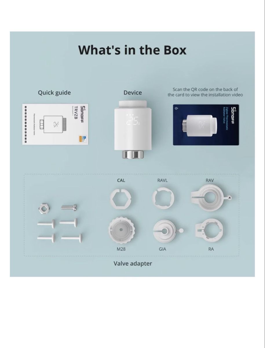 Radiatori: SONOFF Zigbee Thermostatic Radiator Valve neu – Nuovo (secondo la descrizione) da Emmenbrücke venduto da Poke-Gengar 2