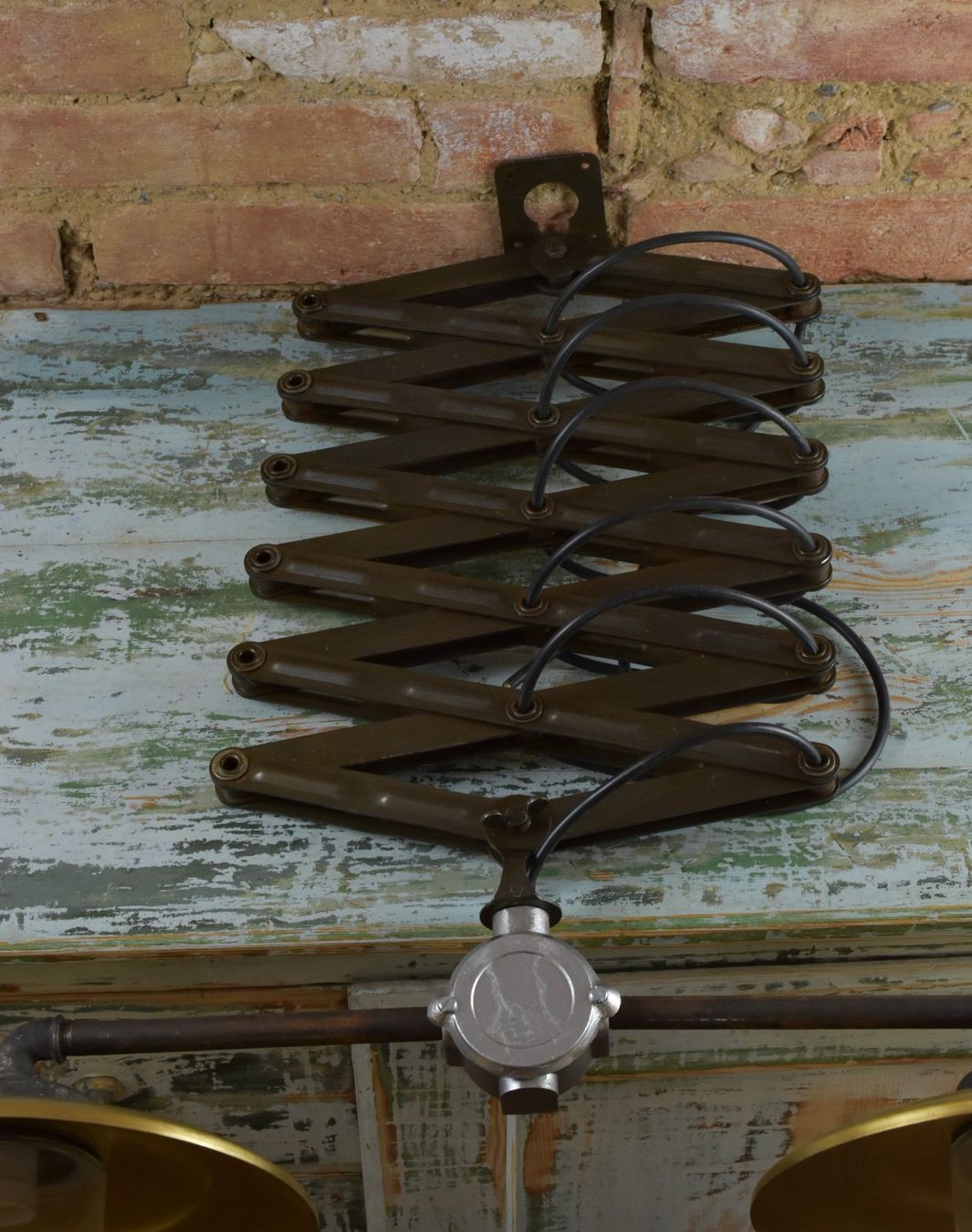Lampen: Alte Scheren Lampe/Alte Doppel Schirm Lampe/Messing – Gebraucht aus kraiburg am inn von Vintage-Living 7