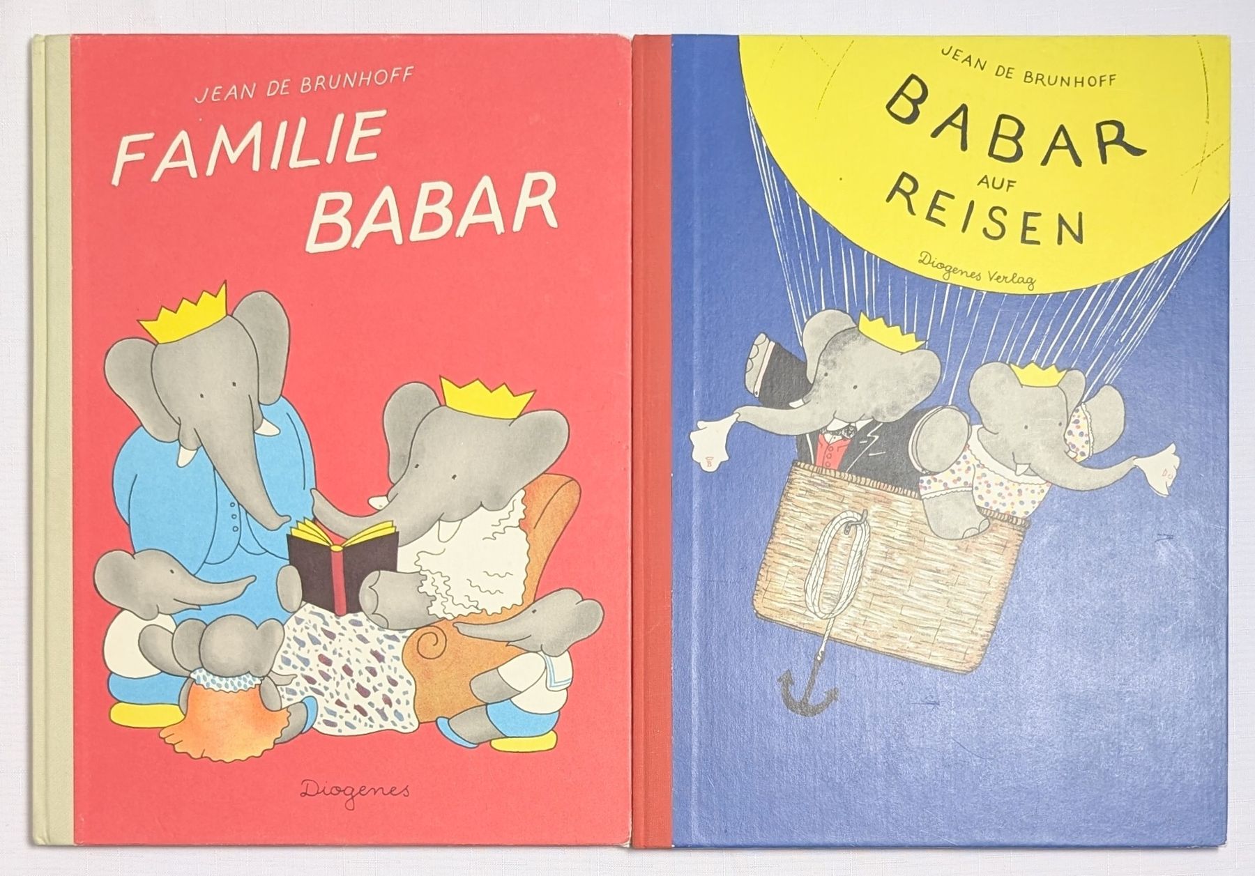 Libri: 2x Vintage Babar Bücher - Jean de Brunhoff – Nuovo (secondo la descrizione) da Wängi venduto da ABIZONE-86