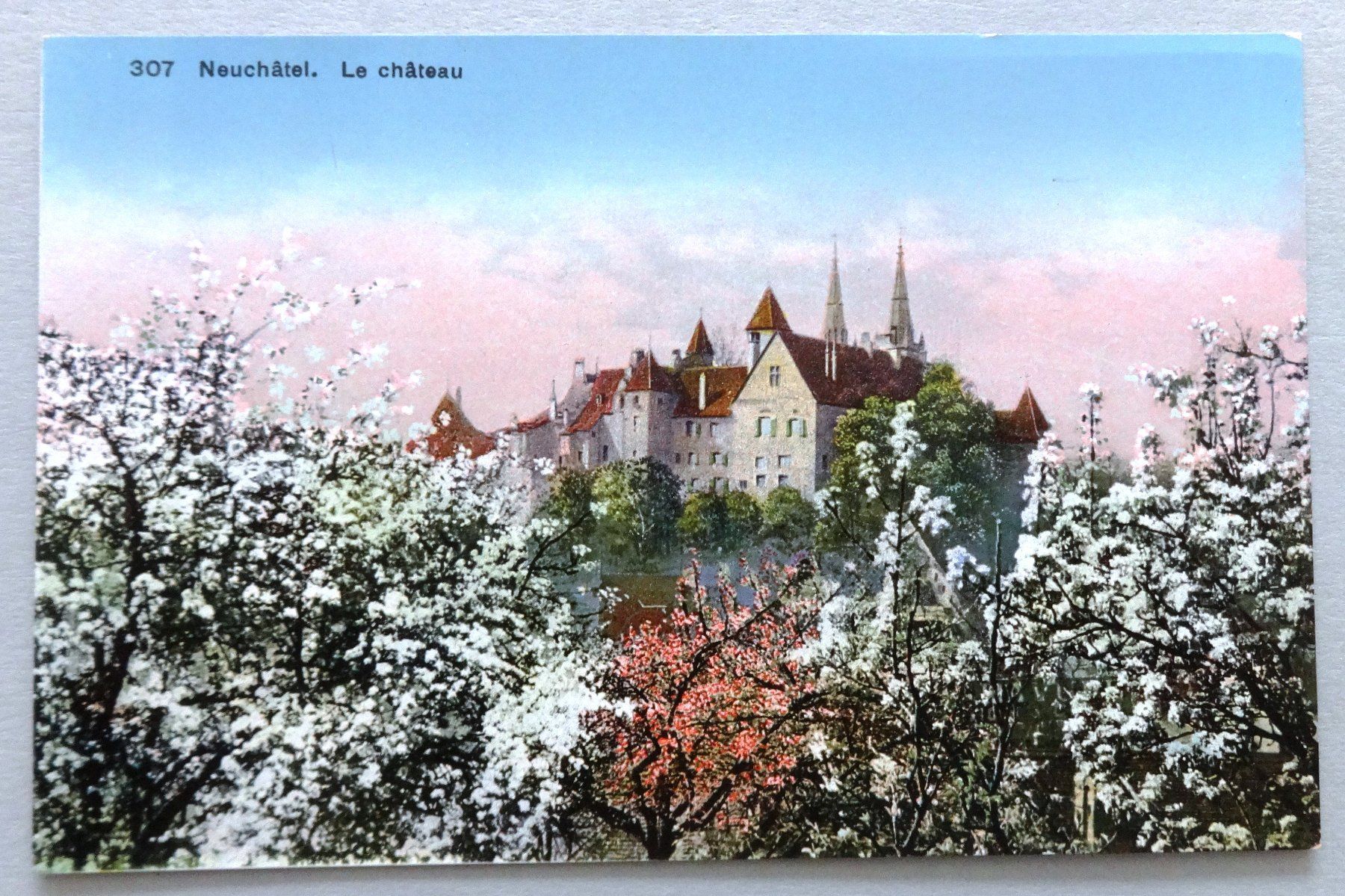 Ansichtskarten: Neuchâtel, Le Château – Gebraucht aus Fétigny von Billy2miny