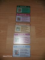 Schweizer Taxcards Sammlung, 6 Stück, Rarität zu verkaufen!