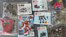 Lego Marvel / Star Wars / Batman complete sets instructions
