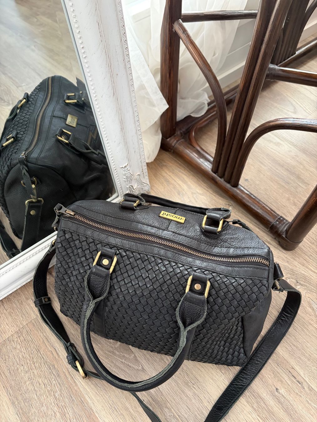 Borse da donna: the moshi - schwarze Tasche echtes Leder – Usato da Frauenfeld venduto da m.pardo 2
