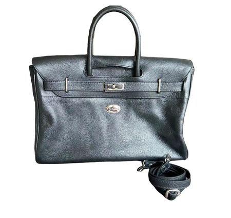 Elegante schwarze Ledertasche von Mac Douglas