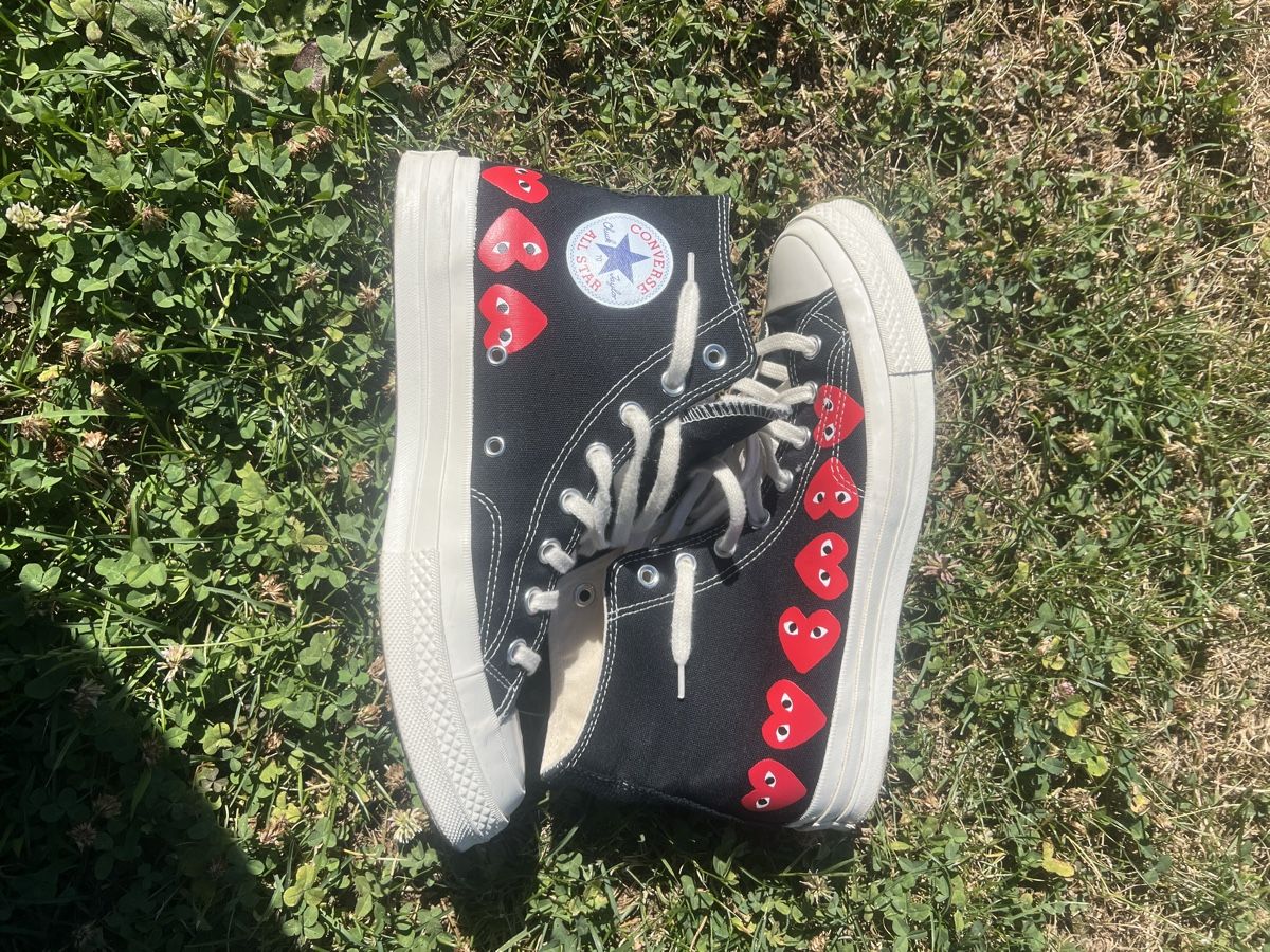 Comme Des Garcons Scarpe da uomo: Converse Chuck All Star High CDG Play Gr. 43 – Usato da Uhwiesen venduto da maflo2