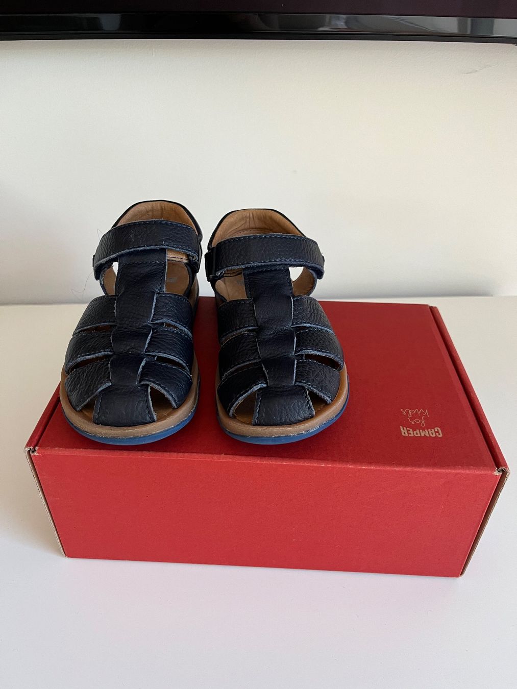 Camper Schuhe für Jungen: Camper Sandalen Gr.31 Leder – Gebraucht aus Meilen von Exclusive00