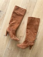 Bottes hautes en daim taille 38