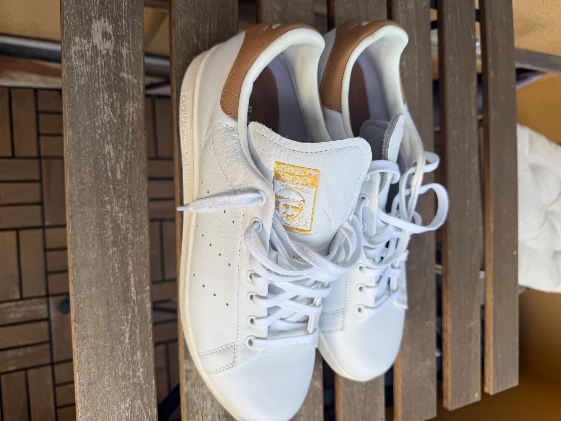 Adidas Scarpe da uomo: Golfschuhe Adidas Stan Smith 46 2/3 einmal gebraucht – Usato da Zürich venduto da sve_5b75 1