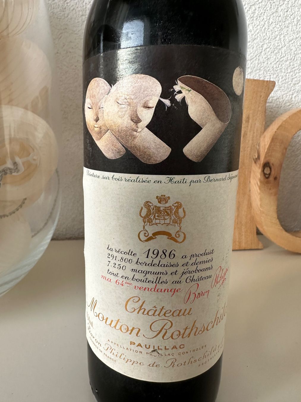 Mouton Rothschild Vino: Château Mouton Rothschild 1986 – Nuovo (secondo la descrizione) da Yens venduto da Rilou80 1