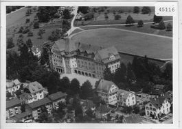 Flugaufnahme Frauenfeld Kantonsschule  - Photo: 90x125mm