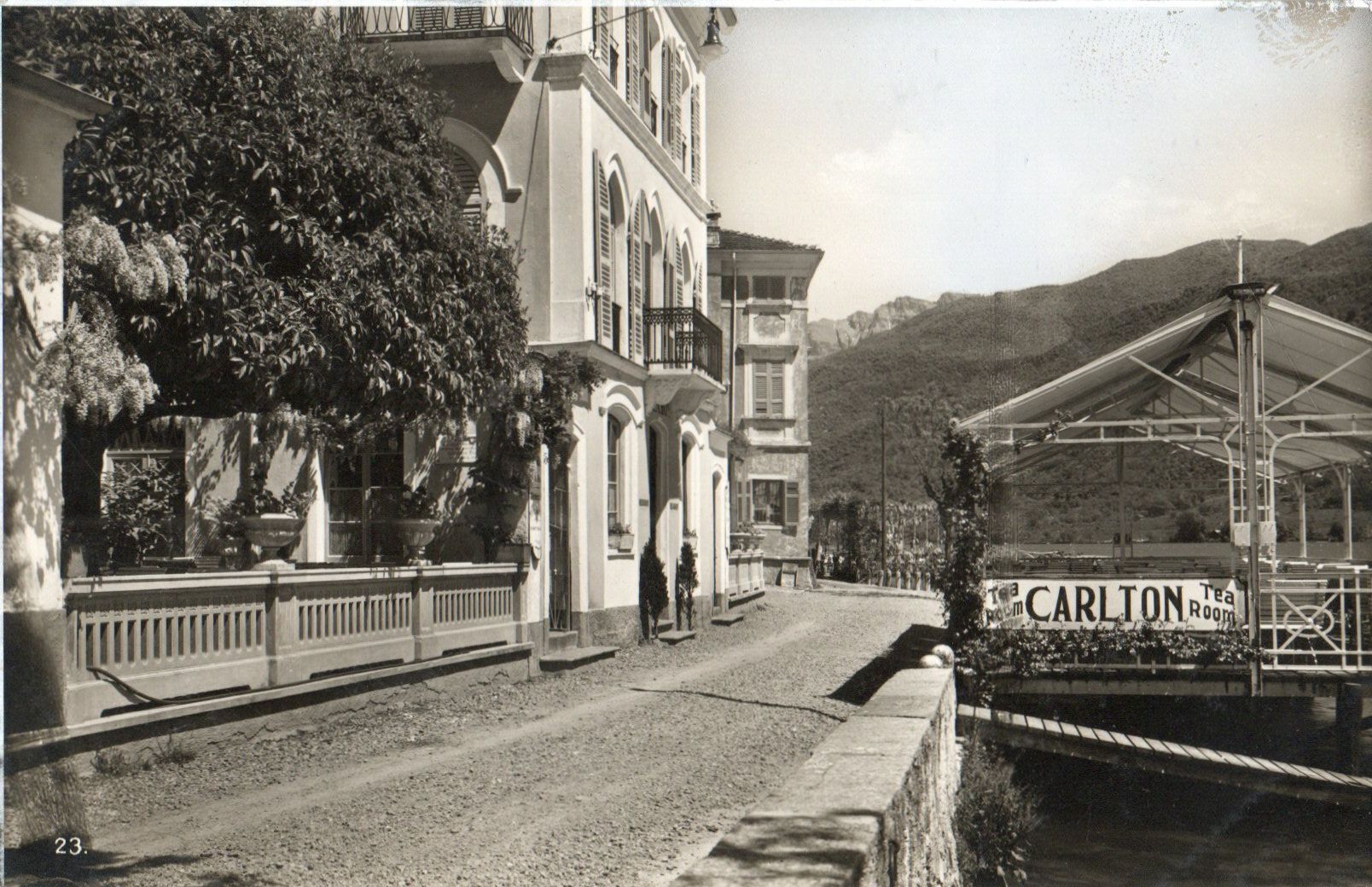 Ansichtskarten: Morcote - Restaurant Carlton – Neu (gemäss Beschreibung) aus Melano von pisonsdro