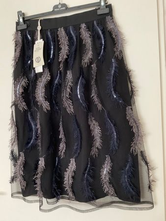 Ana Alcazar festlicher Rock Gr 38 schwarz NEU NP 330