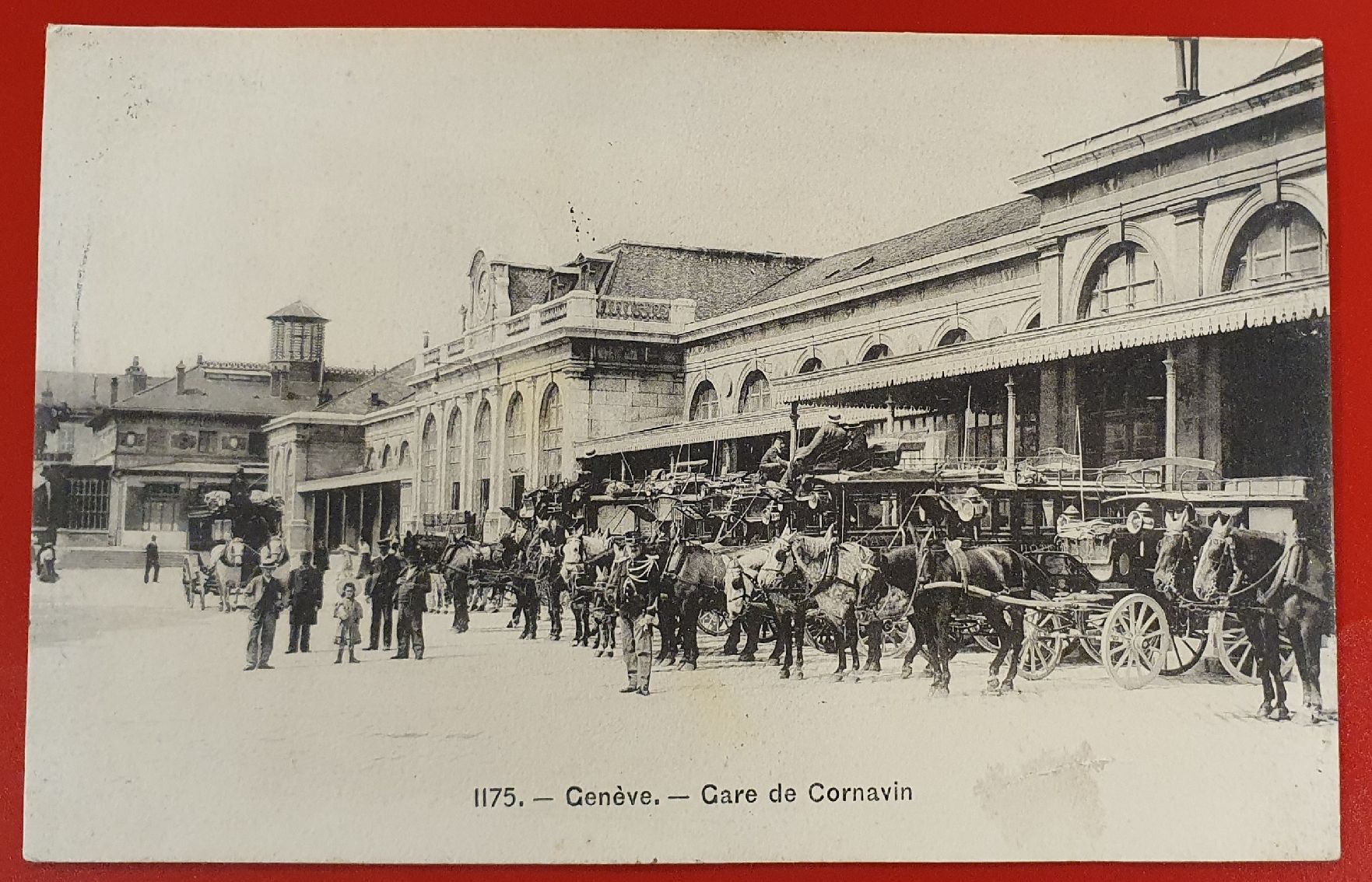 Cartoline postali: Genève 1900 -Gare de Cornavin – Usato da Kreuzlingen venduto da Rschweiz1
