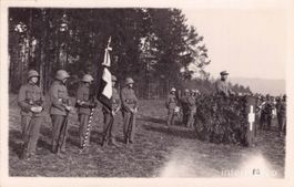 Militär // 1939 Soldaten Offizier Ansprache CH Armee