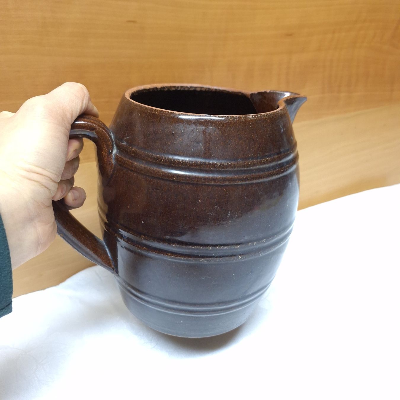 Teiere: Versand möglich. Museumsreif, antiker Steingut Krug – Usato da Winterthur venduto da Goldpipau 5
