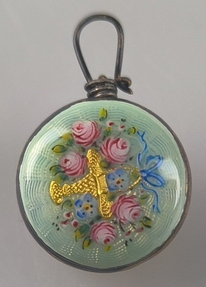 Supporti a parete: Antike Chatelaine-Broschen, ausziehbare Brillenhalter – Usato da Rüti ZH venduto da Restwert_Rueti_ZH