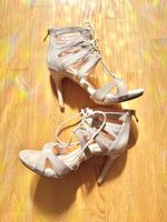 High Heels Schnürschuhe beige 38 