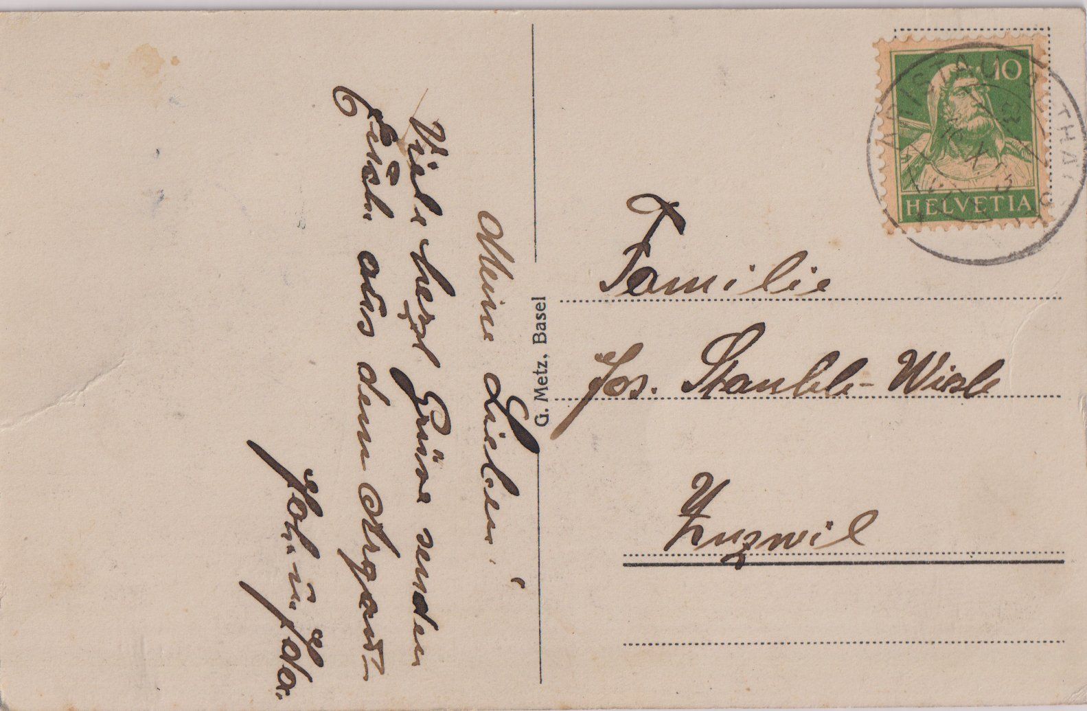 Cartoline postali: Ansichtskarte Muri – Usato da Eschlikon TG venduto da PhilCon 1