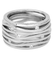 OMEGA BAND LADYMATIC 18K GOLD RING DIAMANTEN