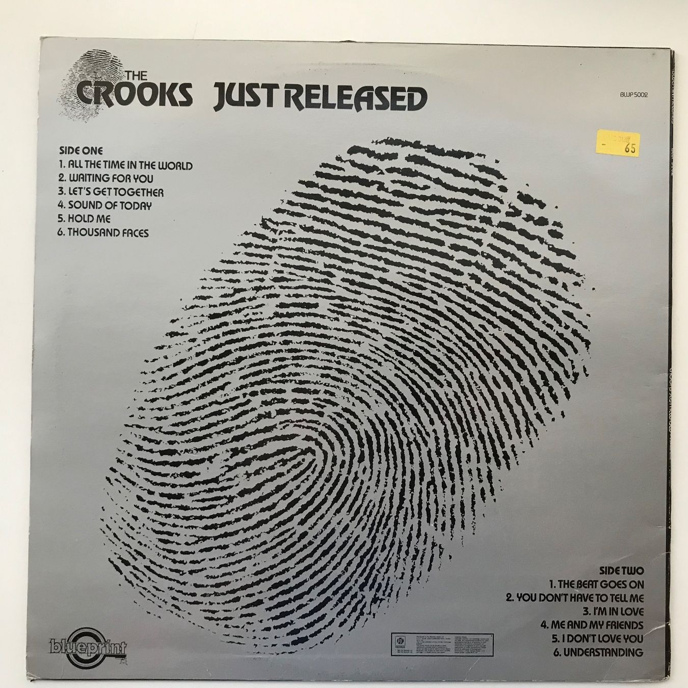 Vinyles: The Crooks - Just Released – D'occasion à Aesch BL par BlueMusicRecords 1