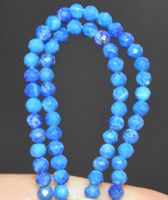 Stein Perlen Strang L-7157 – Lapislazuli facettiert 2mm – 39