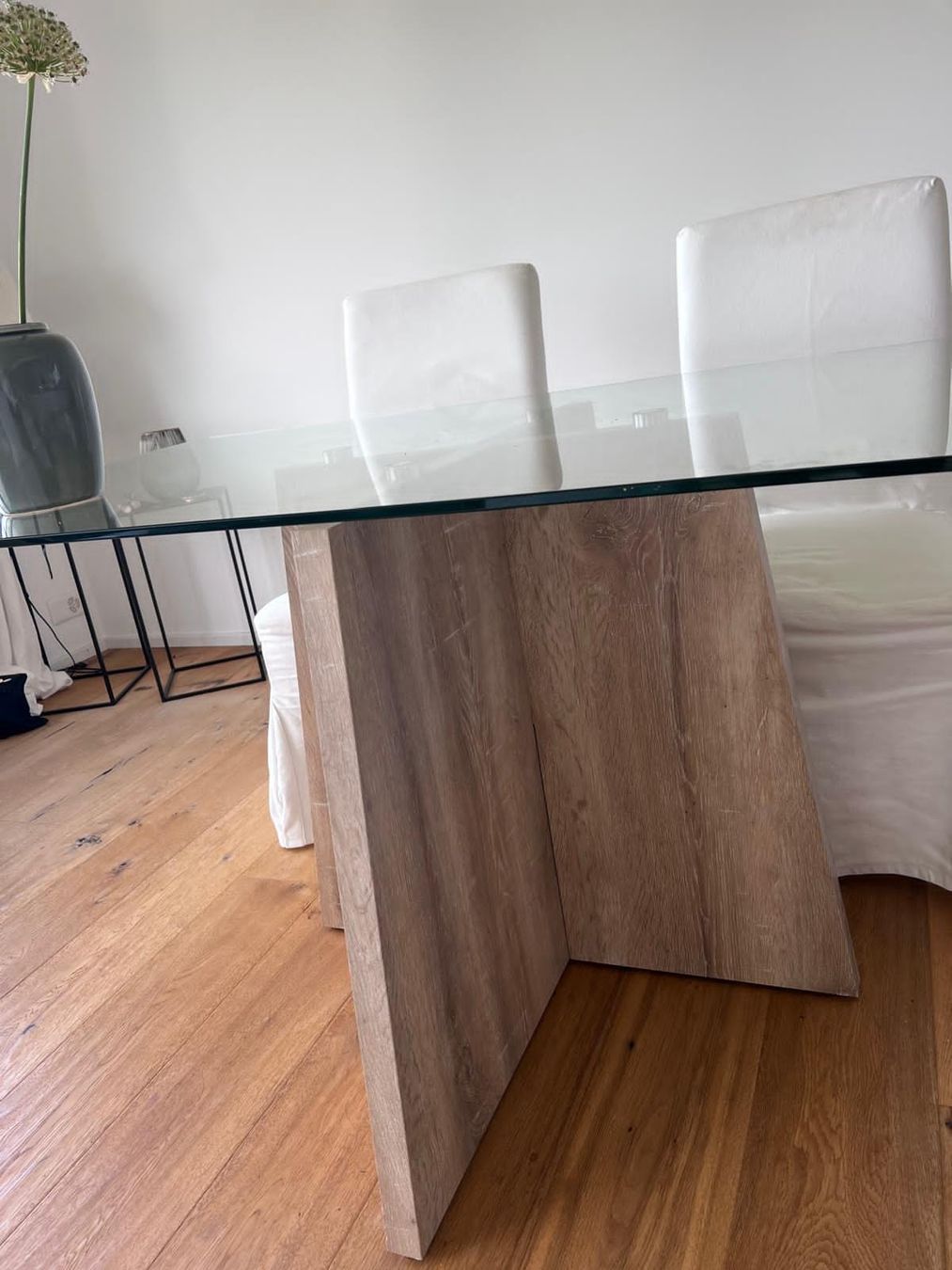 Tavoli: Tavolo di design in vetro e legno – Usato da Zollikon venduto da MaxDC 3
