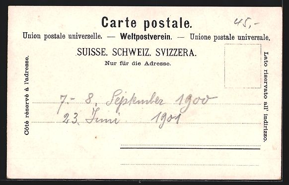 Ansichtskarten: AK Langnau, Teilansicht – Gebraucht aus Berlin von bartko-reher 1