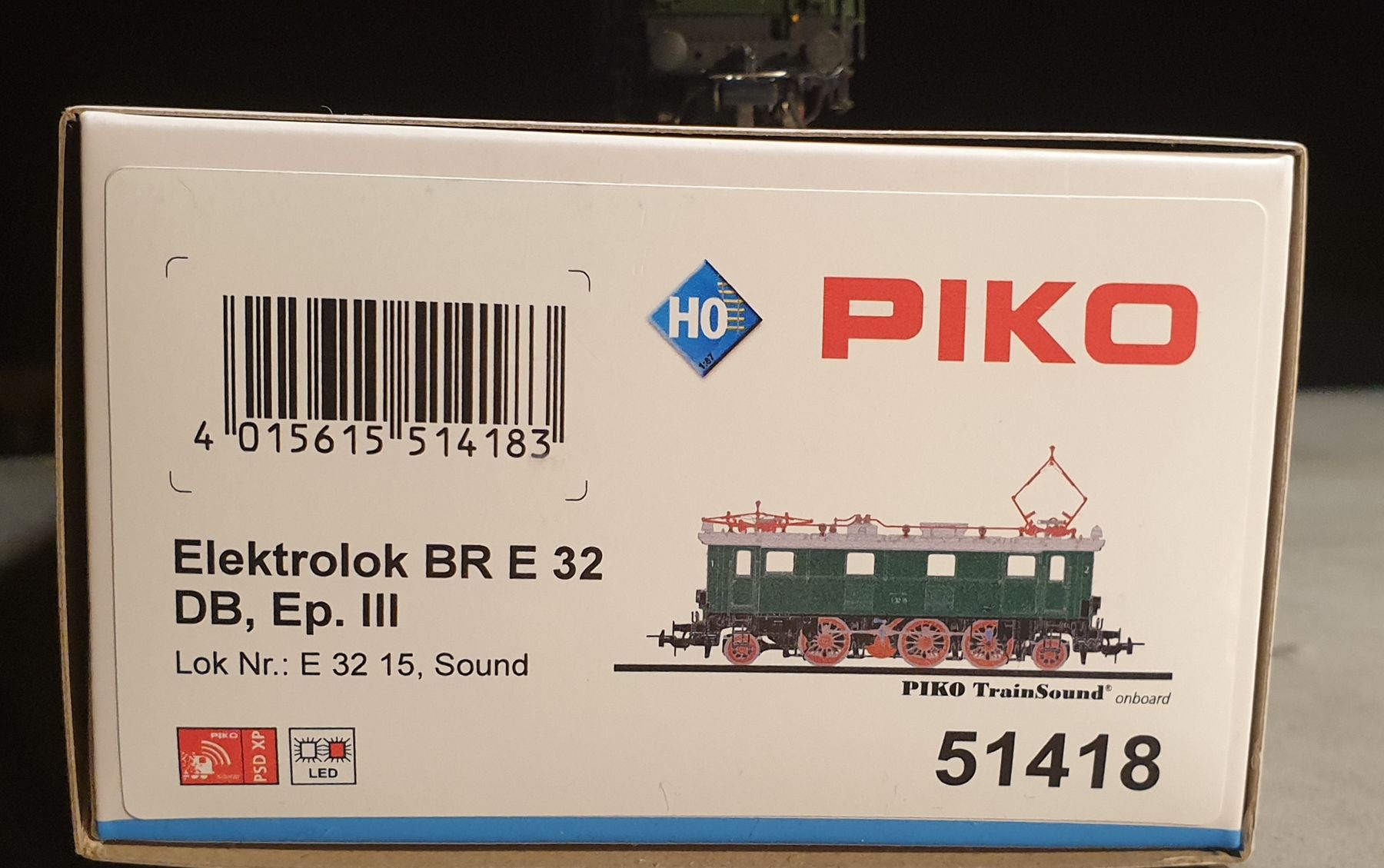 Piko Modellini di ferrovie: Piko E32 DB Elektrolok, H0, DC mit Sound! – Nuovo (secondo la descrizione) da Innerberg venduto da Kusi1310 2