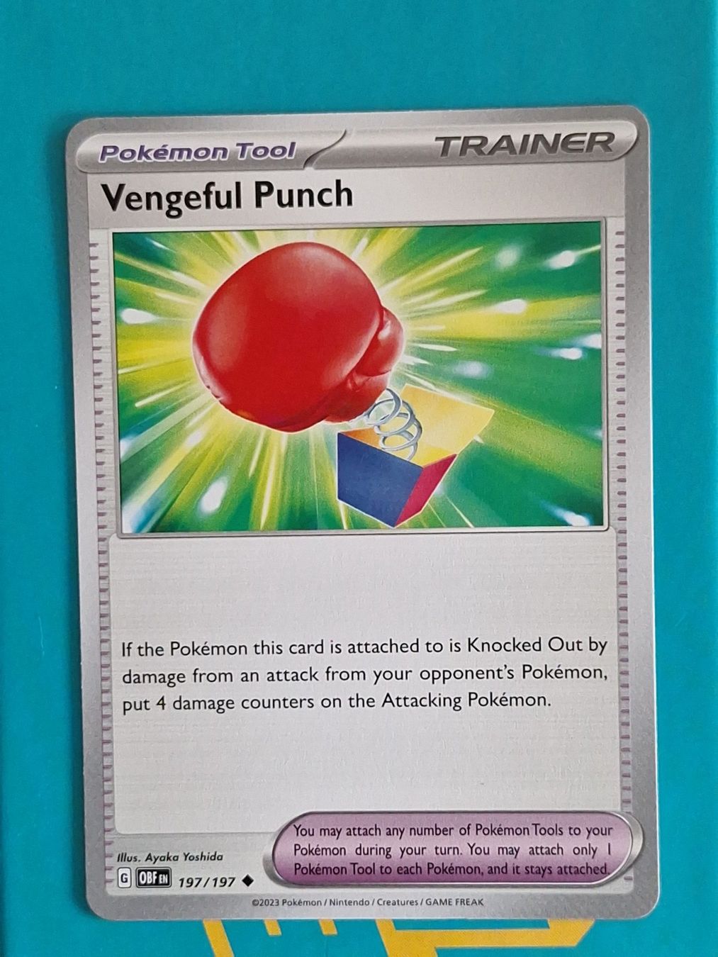 Pokémon Sammelbilder & Trading cards: Vengeful Punch - Pokemon Obsidian Flames – Gebraucht aus Altstätten SG von GGsGameshop