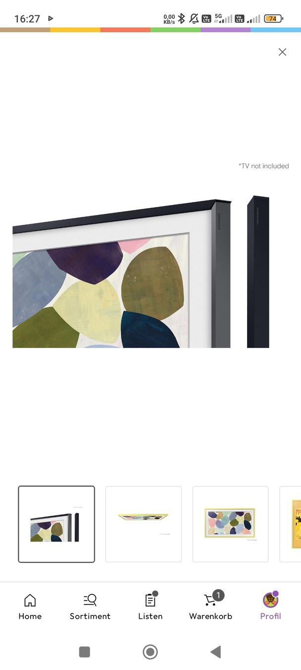 Televisori: Samsung The Frame Wechselrahmen 32" schwarz – Nuovo e nell'imballaggio originale da ostermundigen venduto da ks1haeni 1
