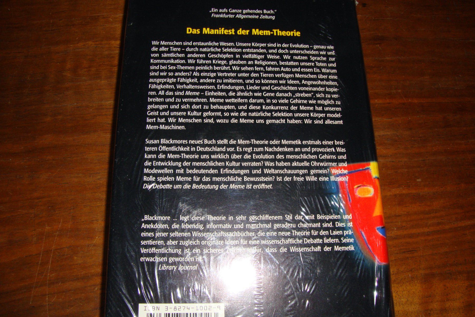 Libri: Die Macht der Meme - Evolution v. Kultur + Geist - Spektrum – Nuovo e nell'imballaggio originale da Bern venduto da carola31 1
