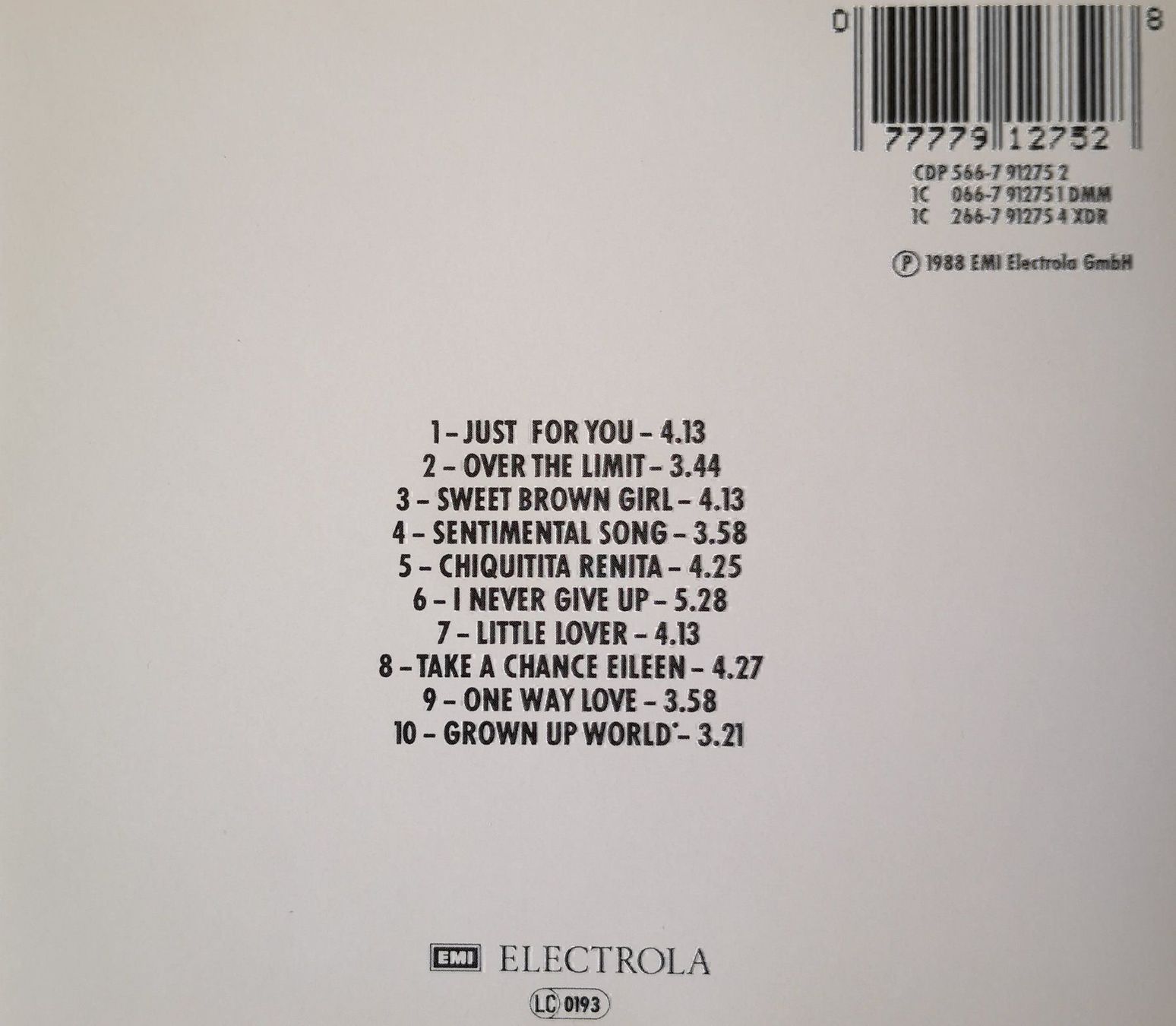 CD: MIXED EMOTIONS - JUST FOR YOU - 1988 CD – Usato da Greifensee venduto da scharmant 1