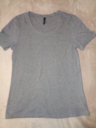 Damen Rippen Shirt grau, Chicorée Grösse M guter Zustand!