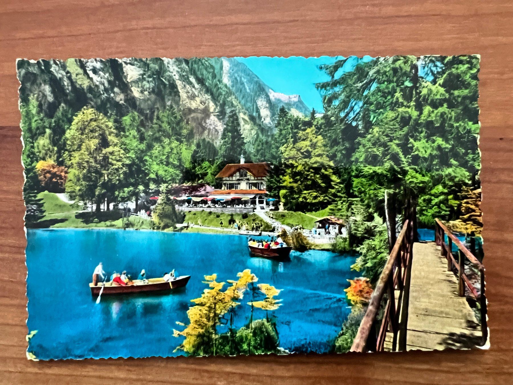 Cartoline postali: AK  Blausee  ca. 1940   (G1547) – Usato da Hinwil venduto da Sidi4