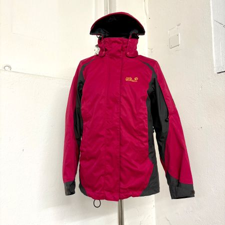 Jack Wolfskin Outdoorjacke pink schwarz, Grösse XS