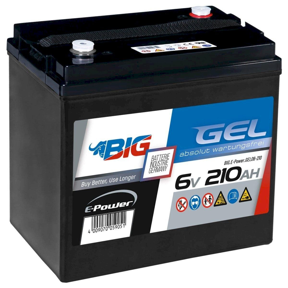 Batterie: BIG E-Power GEL 6V 210Ah – Nuovo e nell'imballaggio originale da Bottighofen venduto da zaap 2