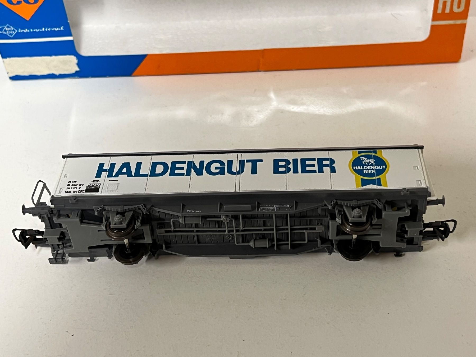 Roco Modelleisenbahnen: Roco SBB-Schiebewagen "HALDENGUT BIER"  H0 DC – Gebraucht aus Geroldswil von TopTrain54 5