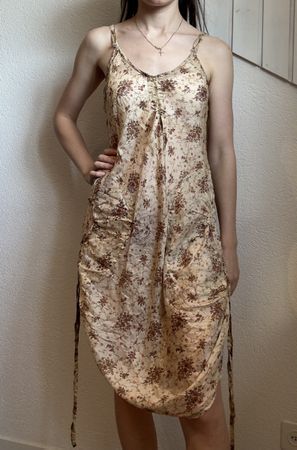 Robe 100% soie Chola India – Taille L (convient S) 