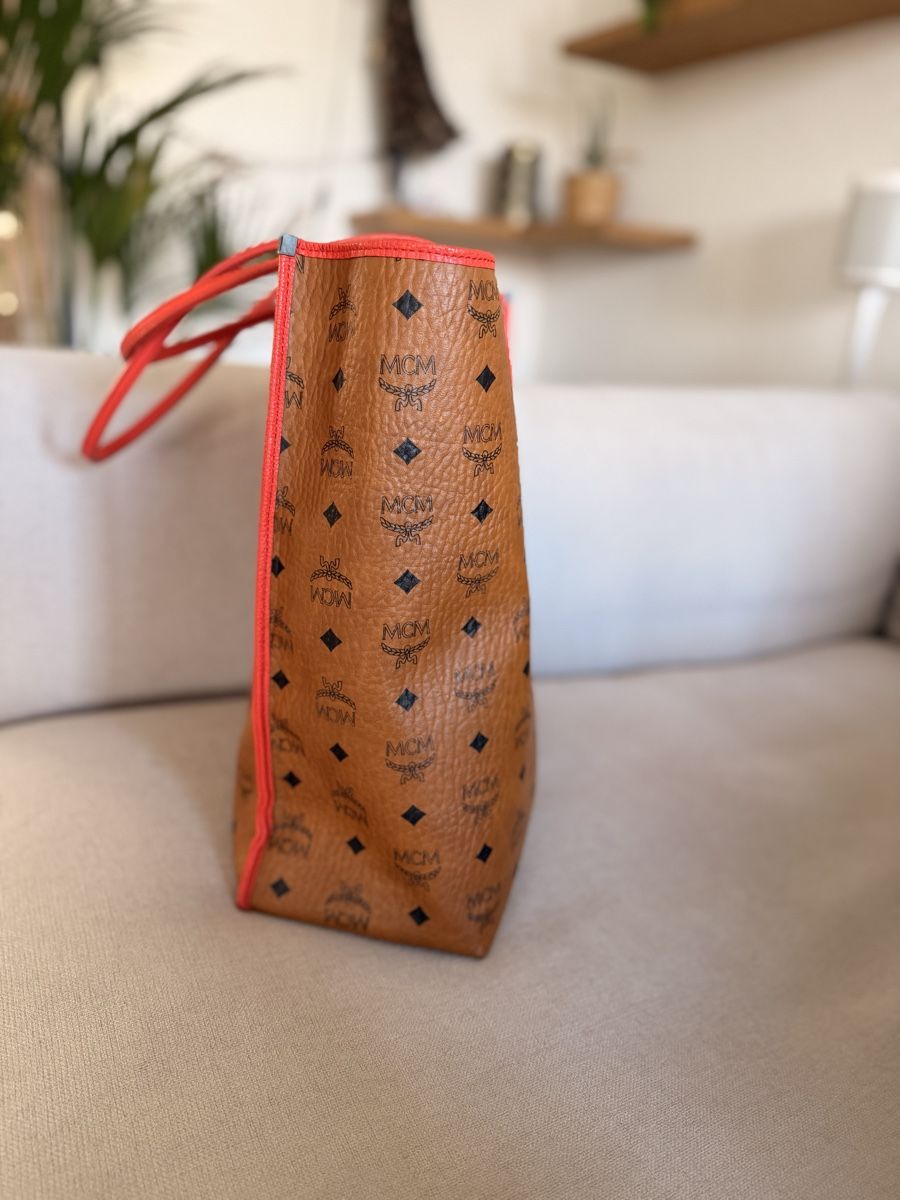 Mcm Borse: MCM Shopper Tote Bag Braun/Orange – Usato da Rorschacherberg venduto da galylea 1