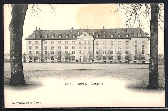 Cartes postales: AK Bern, Kaserne mit Hof – D'occasion à Berlin par bartko-reher
