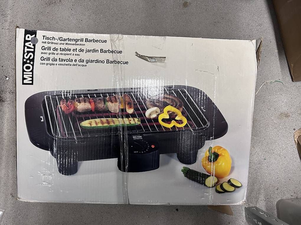 Griglie: MIOSTAR electric table grill / Tisch Garten Grill – Usato da Zürich venduto da sho_9z5j 1